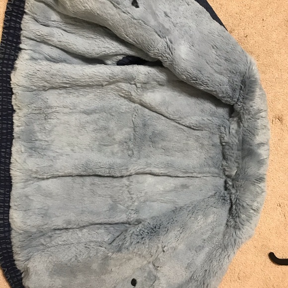 Vintage Denim and Fur Bomber Jacket - Picture 6 of 6